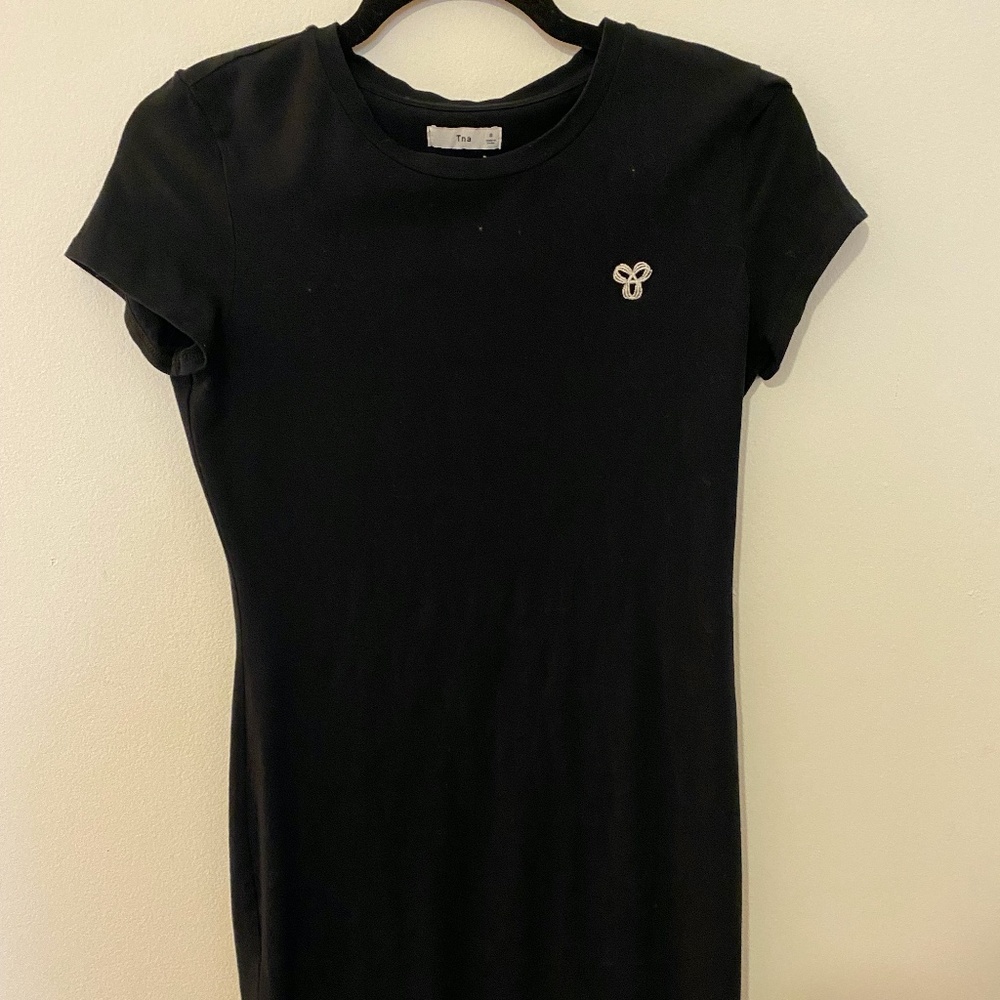 black. mini dress